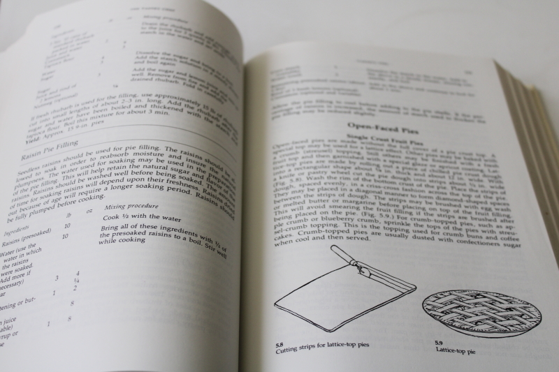 The Pastry Chef, 1980s vintage textbook kitchen techniques  basic baking recipes