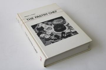 The Pastry Chef, 1980s vintage textbook kitchen techniques  basic baking recipes