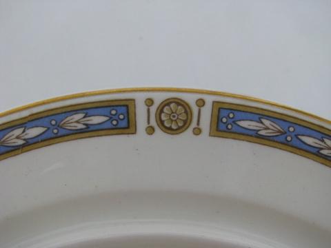 The Victory antique Grindley Monmouth china, round butter keeper plate & cover