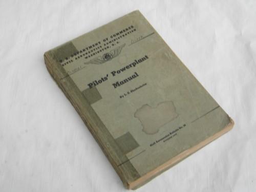 WWII vintage pilots' airplane powerplant engine manual w/photos