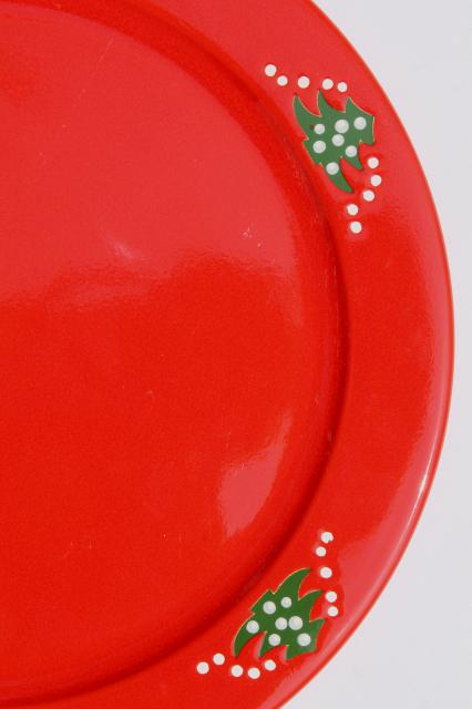 Waechtersbach Christmas Tree cake plate / round serving platter