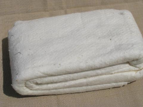 Warm and Natural unbleached cotton batting for quilts, crafts, ornaments