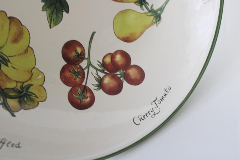 Williams Sonoma heirloom tomatoes large ceramic salad or spaghetti