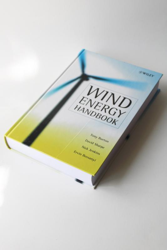 Wind Energy Handbook Wiley 2001 textbook technical engineering reference