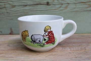 Winnie the Pooh classic book illustrations vintage Disney cup big bowl grand mug