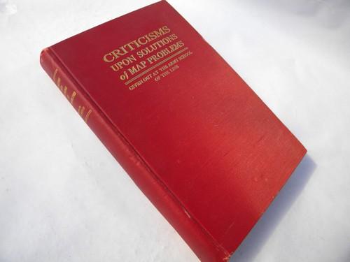 antique 1915 US Army school commentary on tactics for Gettysburg maps