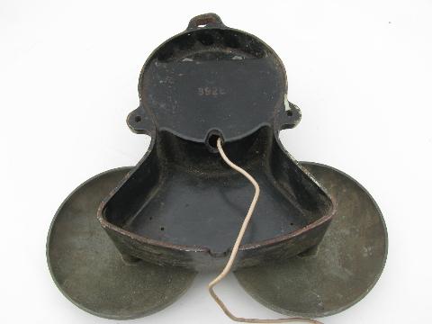 antique Western Electric telephone extension ringer bell, 1914 patents