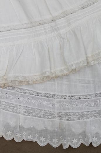 antique all white infant & baby dresses, long gowns, slips, silk ...