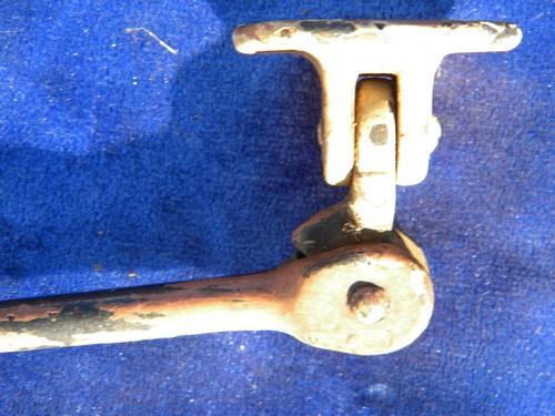 antique architectural iron hook latches for shutters or barn/stable door/gate