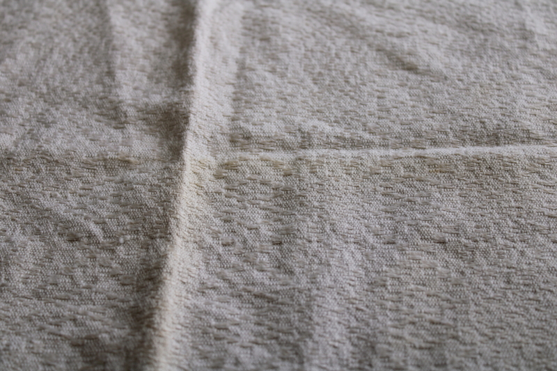 antique homespun hand woven hemp or linen, 1880s vintage fabric panel French country style