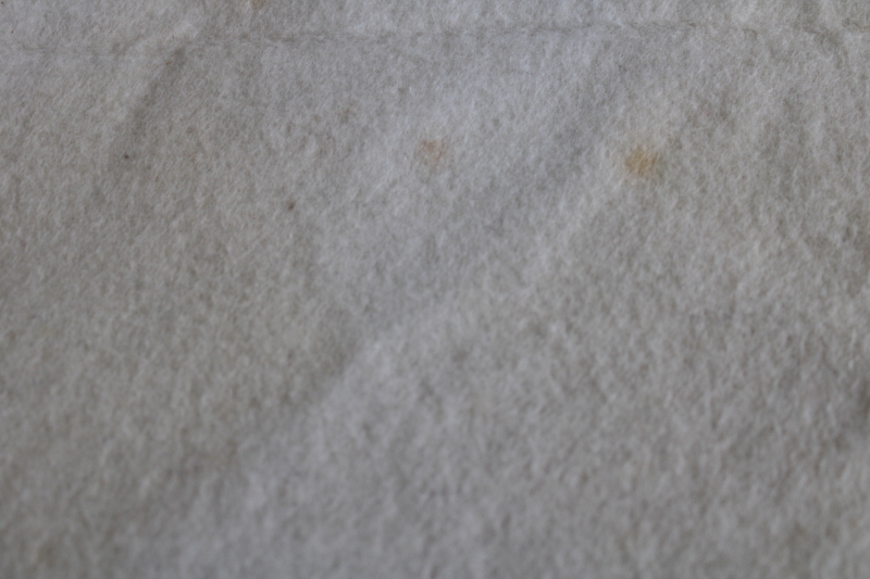 antique unbleached cotton fabric for vintage primitive sewing, heavy brushed double sided flannel
