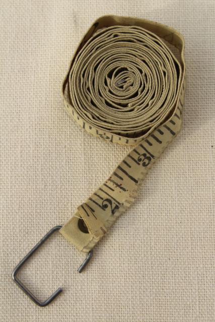 antique vintage Jockey underwear cloth tape measure advertising Coopers  Kenosha