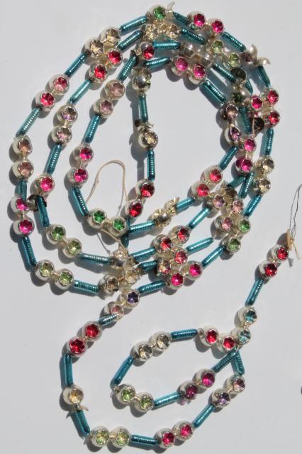christmas tree garland glass beads