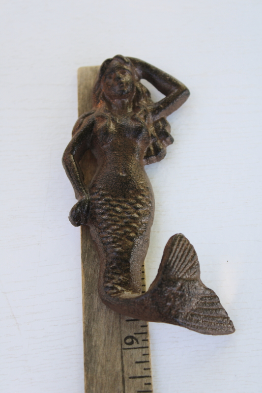 Cast Iron Mermaid Hook