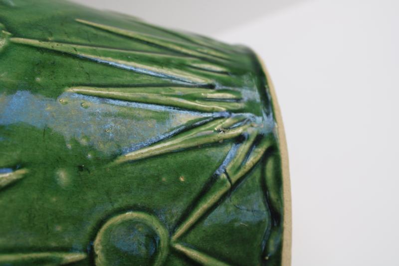 arts & crafts vintage Robinson Ransbottom Roseville pottery jardiniere large planter pot