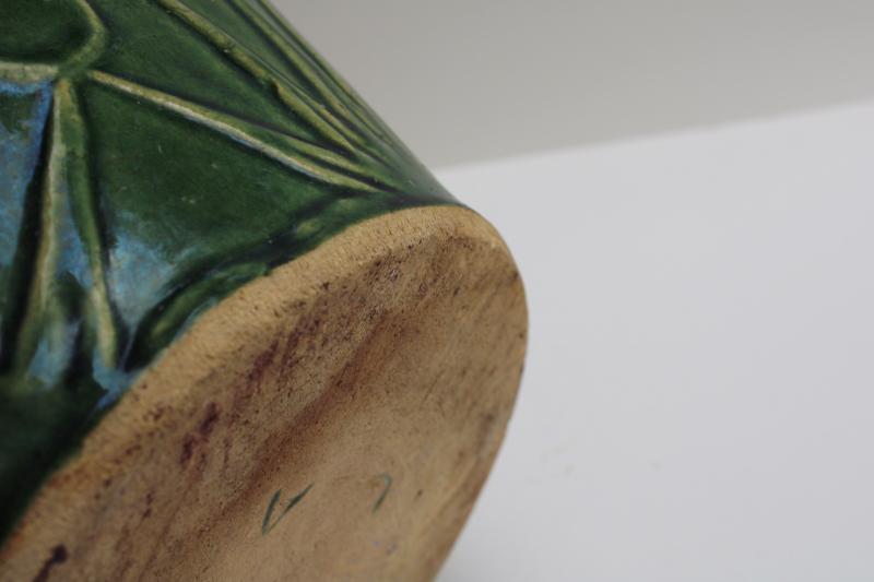 arts & crafts vintage Robinson Ransbottom Roseville pottery jardiniere large planter pot