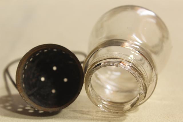 authentic vintage lantern glass replacements Dietz Sport & Jewel skaters lamp