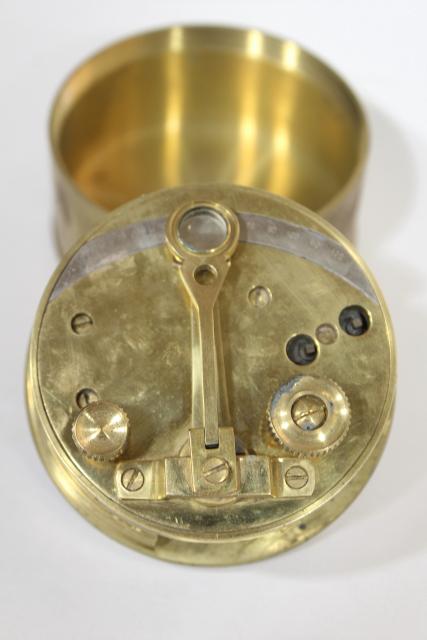 Brass Pocket Sextant Vintage Reproduction Navigation Instrument Stanley London 1917