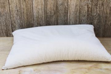 buckwheat hulls pillow, very heavy support bed pillow w/ natural cotton cover
