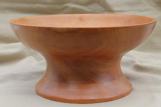 Handturned Wooden Bowl Gold Iroko Hand turned A14