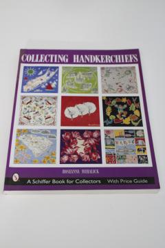 collecting hankies, vintage identification guide color photos out of print reference book