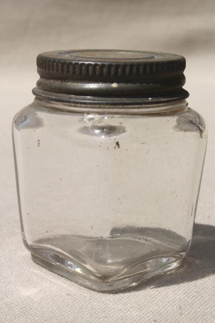 collection of old glass ink bottles, vintage advertising label bottle lot
