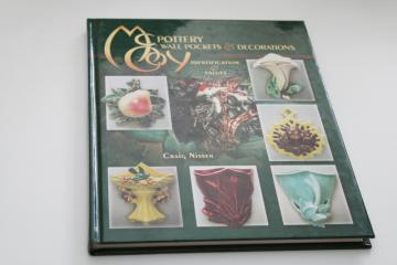 collectors book McCoy Pottery Wall Pockets  Decorations color photos identification guide