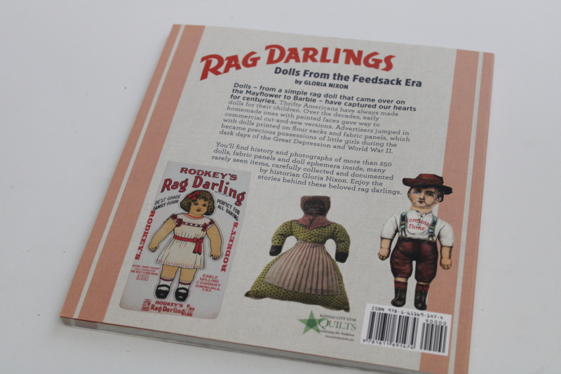 collectors guide illustrated history antique  vintage printed flour sacks toys  rag dolls