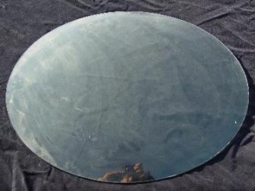convex oval bubble glass for vintage frame, 4 x 3.
