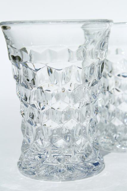 Vintage Clear Crystal Glassware — Pollen and Pastry