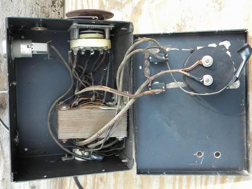 early electric power supply transformer, steampunk vintage