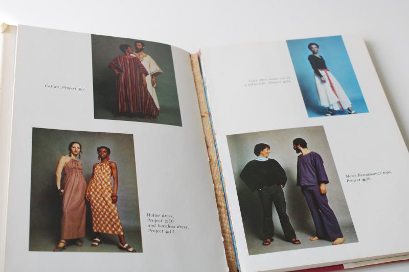 easy sewing hippie vintage ethnic clothes tunics, wraps Sew It Wear It 1973 
