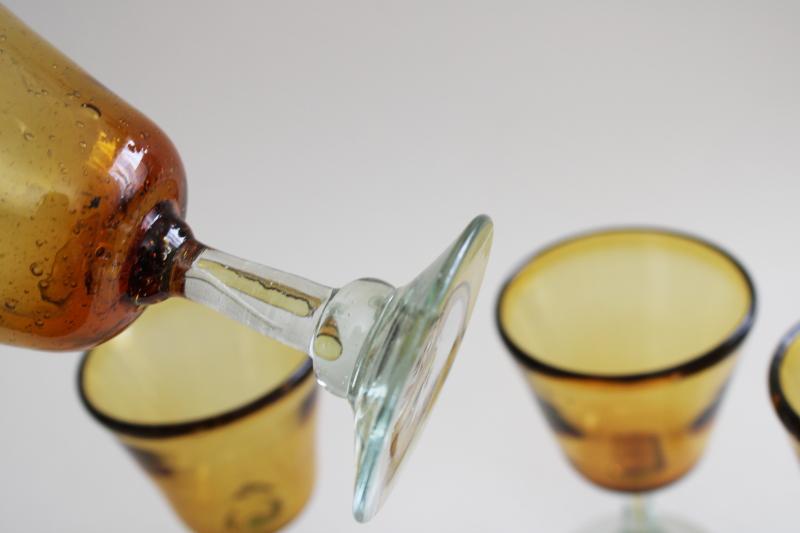 https://laurelleaffarm.com/item-photos/hand-blown-glass-cocktail-glasses-amber-recycled-green-glass-bar-ware-Laurel-Leaf-Farm-item-no-ts030871-2.jpg