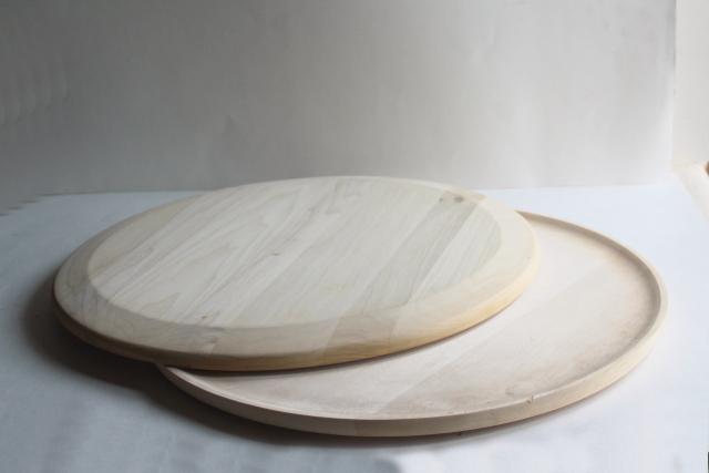 handcrafted natural raw wood trays, Scandinavian modern style blond wood