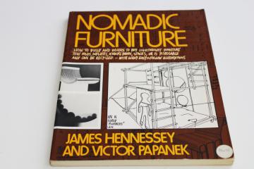 hippie vintage Nomadic Furniture designs  plans modular foldable stackable movable