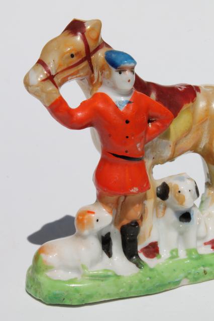 horse and rider figurines