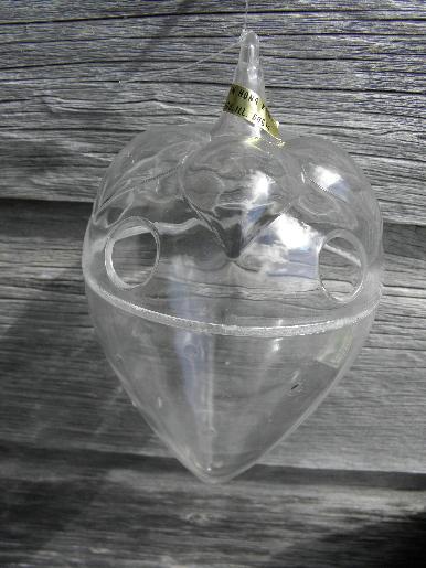 house plant cuttings rooter, clear plastic rooting ball to hang in window