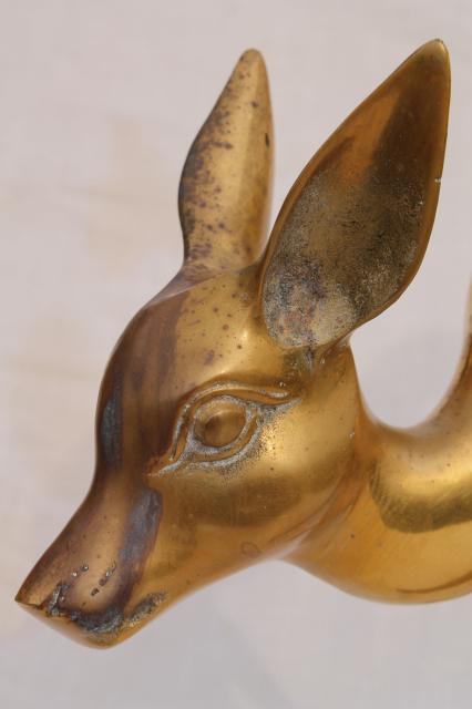 brass deer statue for sale