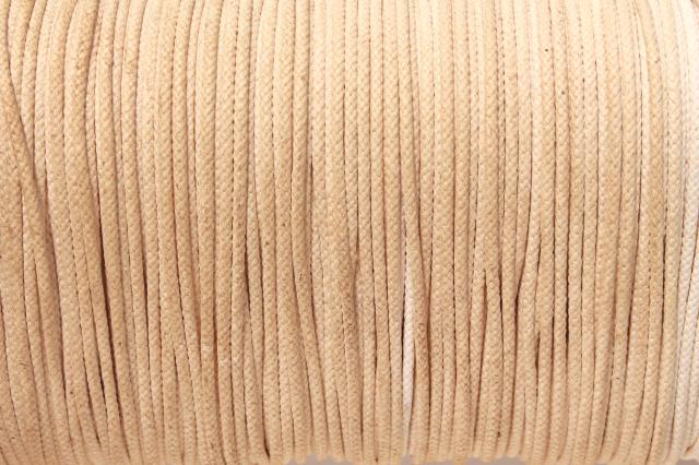 huge spool of grubby old cotton cord, light rope texture string for macrame yarn