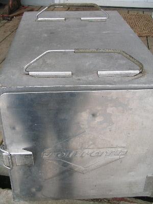 large Vollrath stainless steel insulated portable food warmer for hunting, camping etc