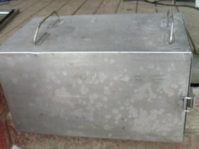 large Vollrath stainless steel insulated portable food warmer for hunting, camping etc