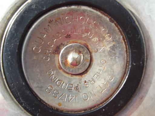 large aluminum reamer, old Kwicky orange juicer, vintage kitchenware