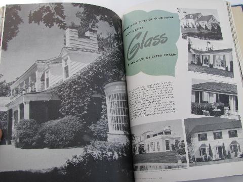 large mid-century Eames vintage, illustrated architectural advertising catalog with color graphics.