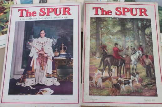 lot 1930s 40s vintage issues The Spur magazine of the good things in life