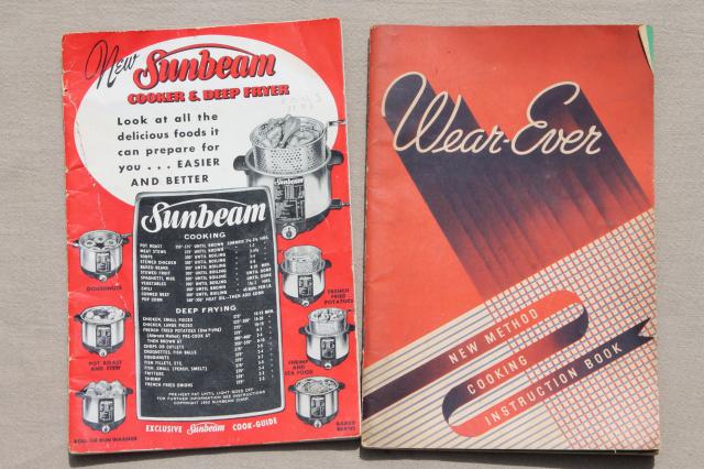 lot 40s 50s 60s vintage cookbooks & recipe booklets, advertising cook books etc.