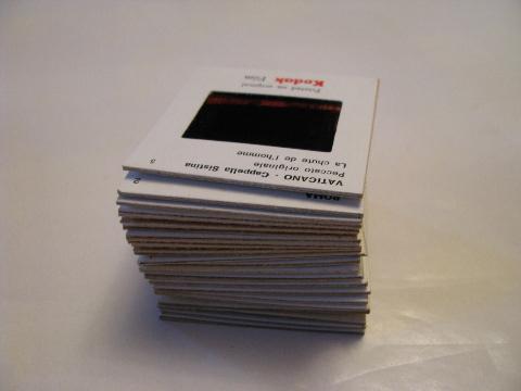 lot of 20+ vintage commercial 35mm photo slides of Rome and the Vatican, Pope Paul IV