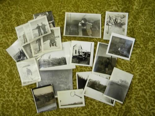 lot of 21 WWII soldier's photos from Alaska w/ Army censor stamps