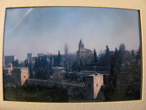 lot of 45 vintage commercial 35mm photo slides of Tangier, Gibraltar, Granada - the Alhambra