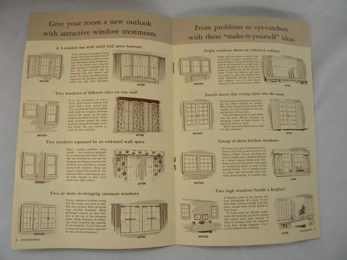 lot of mid century booklets/catalogs on curtains, drapes and slip covers