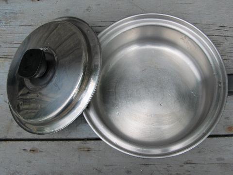 Vintage Vollrath Stainless Steel 9.5”inch SKILLET FRYING PAN W/O